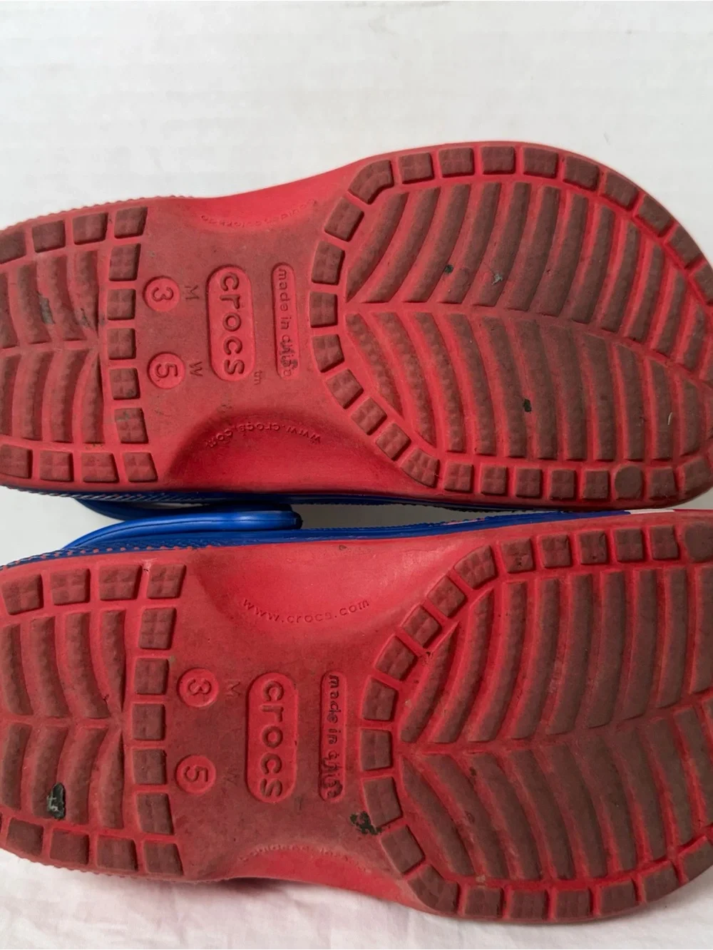 CROCS Kids Patriotic Star-Stripe Clogs in Red & Blue